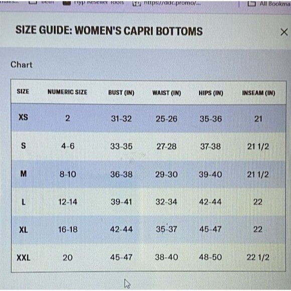 NWT 32 Degrees Capri Black Nylon Size 2XL Soft Cool Elastic String Tie (3XL) - Picture 6 of 6